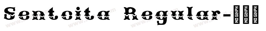 Sentcita Regular字体转换